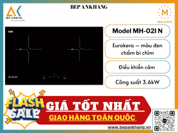 Bếp từ 2 vùng nấu Malloca MH-02I N - Việt Nam 